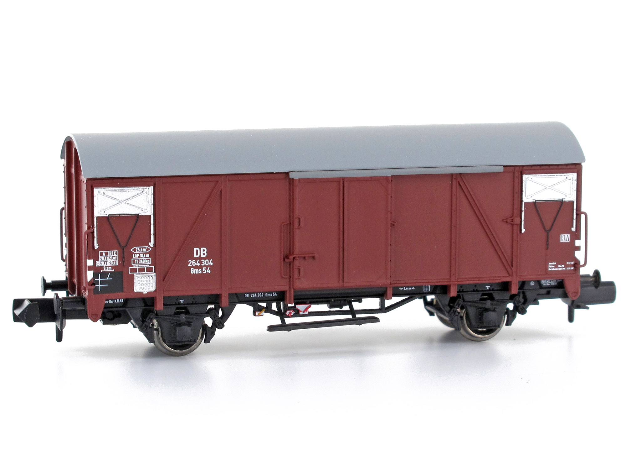 N Scale - Modellbahn Union - MU_N-G54102 - Covered wagon, Gms - Deutsche Bundesbahn - 264 304