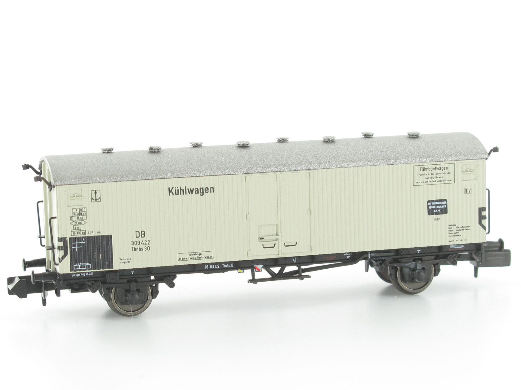 N Scale - Modellbahn Union - MU_N-G56003 - Tbnhs Refrigerated ferry wagon - Deutsche Bundesbahn - 303 422