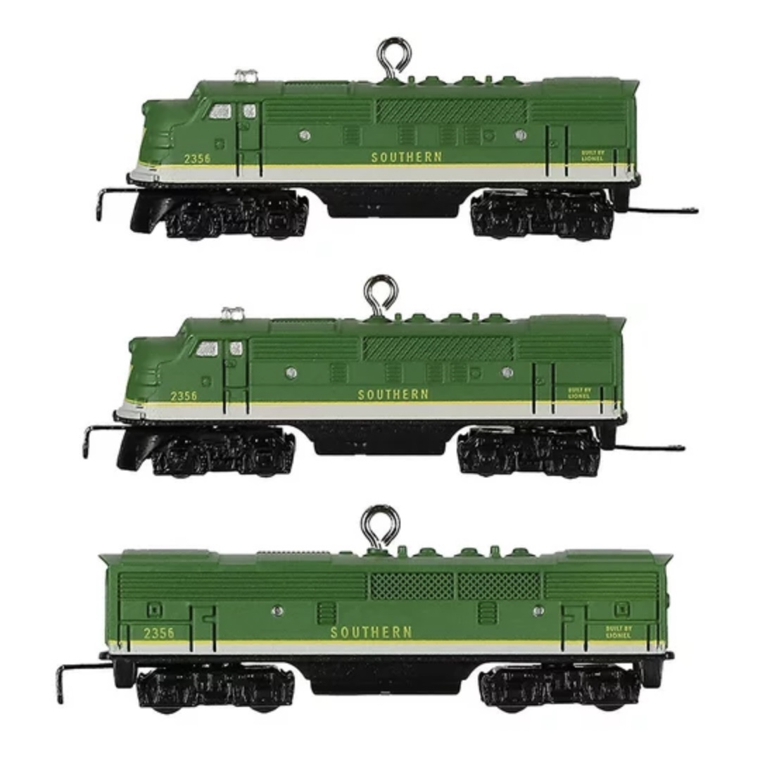 N Scale - Hallmark Cards - QXI3439 - Locomotive, Diesel, EMD F3 - Southern - 3-Pack