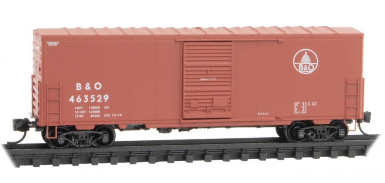 N Scale - Micro-Trains - 024 00 530 - Boxcar, 40 Foot, PS-1 - Baltimore & Ohio - 463529