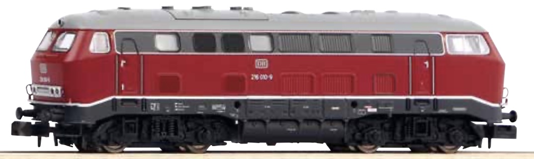 N Scale - Piko - 40520 - Locomotive, Diesel, BR 216, Epoch IV - Deutsche Bundesbahn - 216 010-9