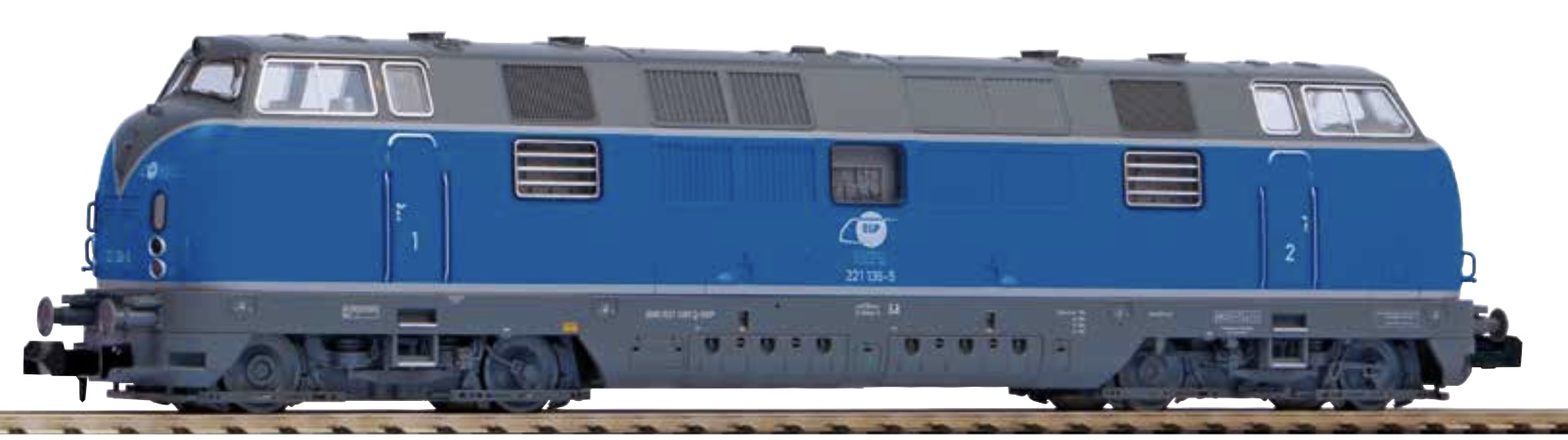 N Scale - Piko - 40507 - Locomotive, Diesel, BR 221, Epoch VI - Eisenbahngesellschaft Potsdam