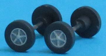 N Scale - Trainworx - 4086-01 - Accessories, Tires, Dayton, Grey - Painted/Unlettered - 10.00 x 20 Duals