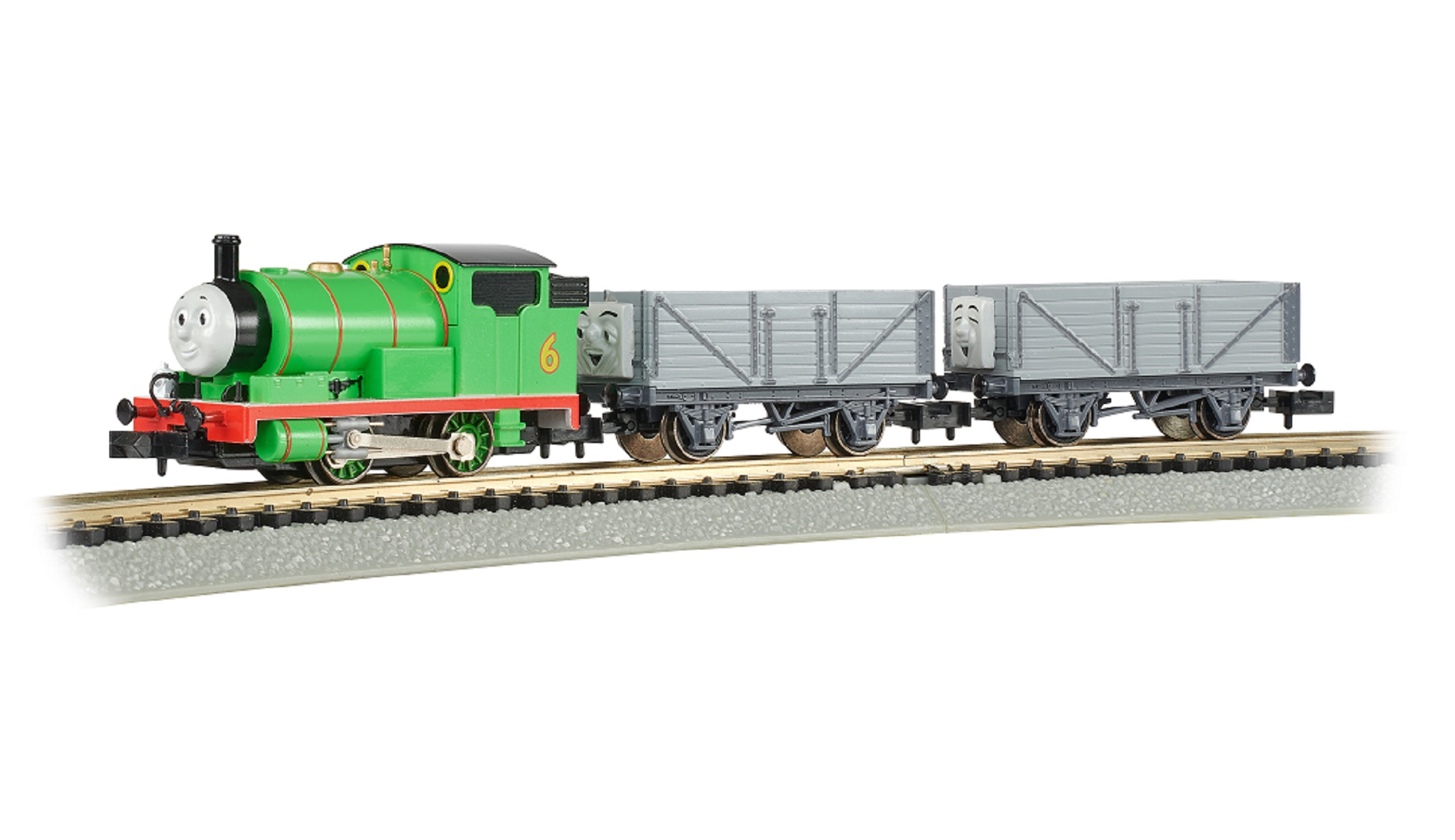 N Scale - Bachmann - 24030 - Mixed Freight Consist, Europe Epoch III - London, Brighton and South Coast Railway - Percy and the Troublesome Trucks Set