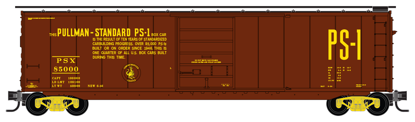 N Scale - Micro-Trains - 031 00 580 - Boxcar, 50 Foot, PS-1 - Pullman - 8500
