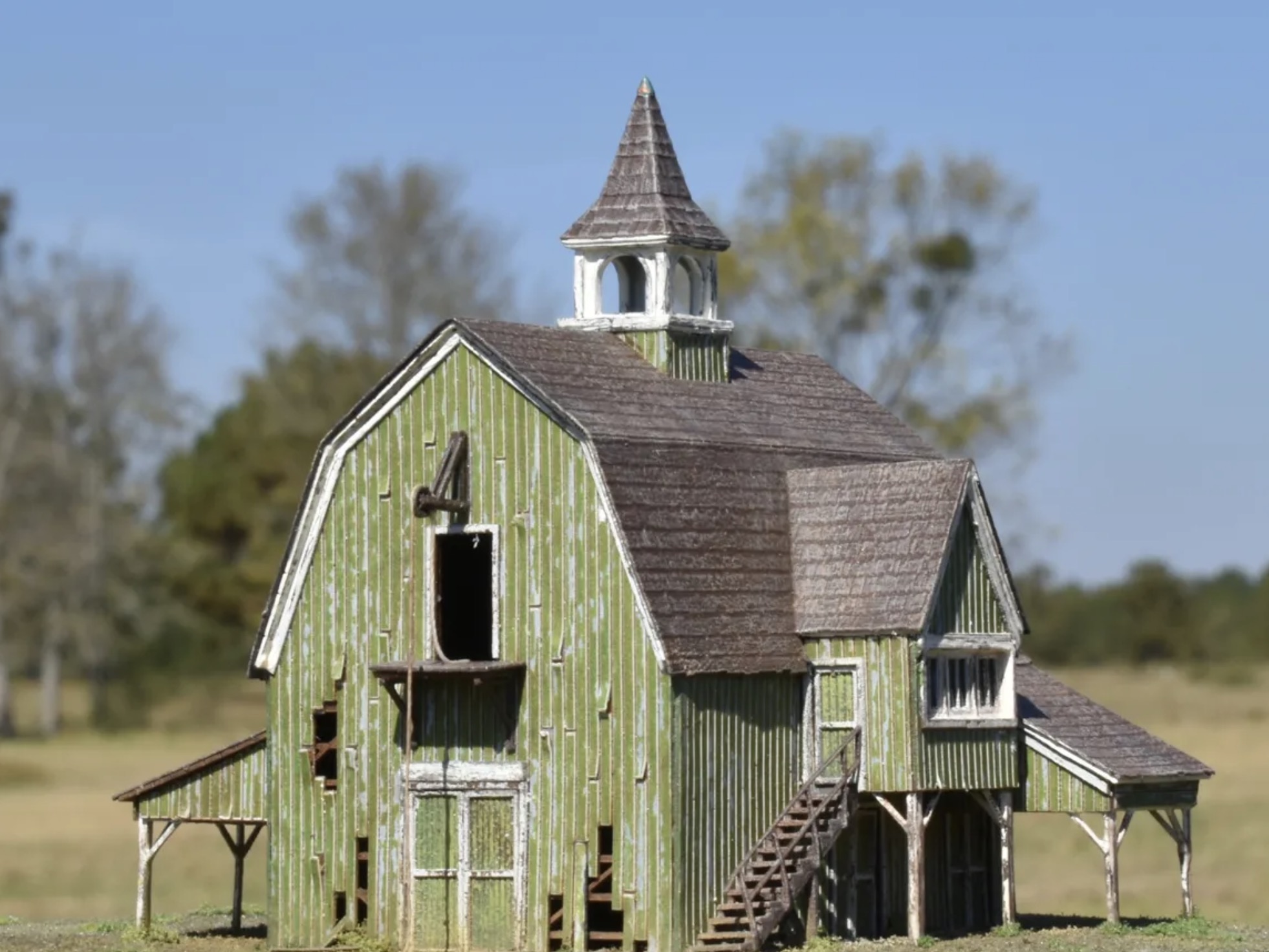 N Scale - Showcase Miniatures - 1105 - Structure, Agricultural, Barn - Agricultural Structures - Cotton Valley Barn