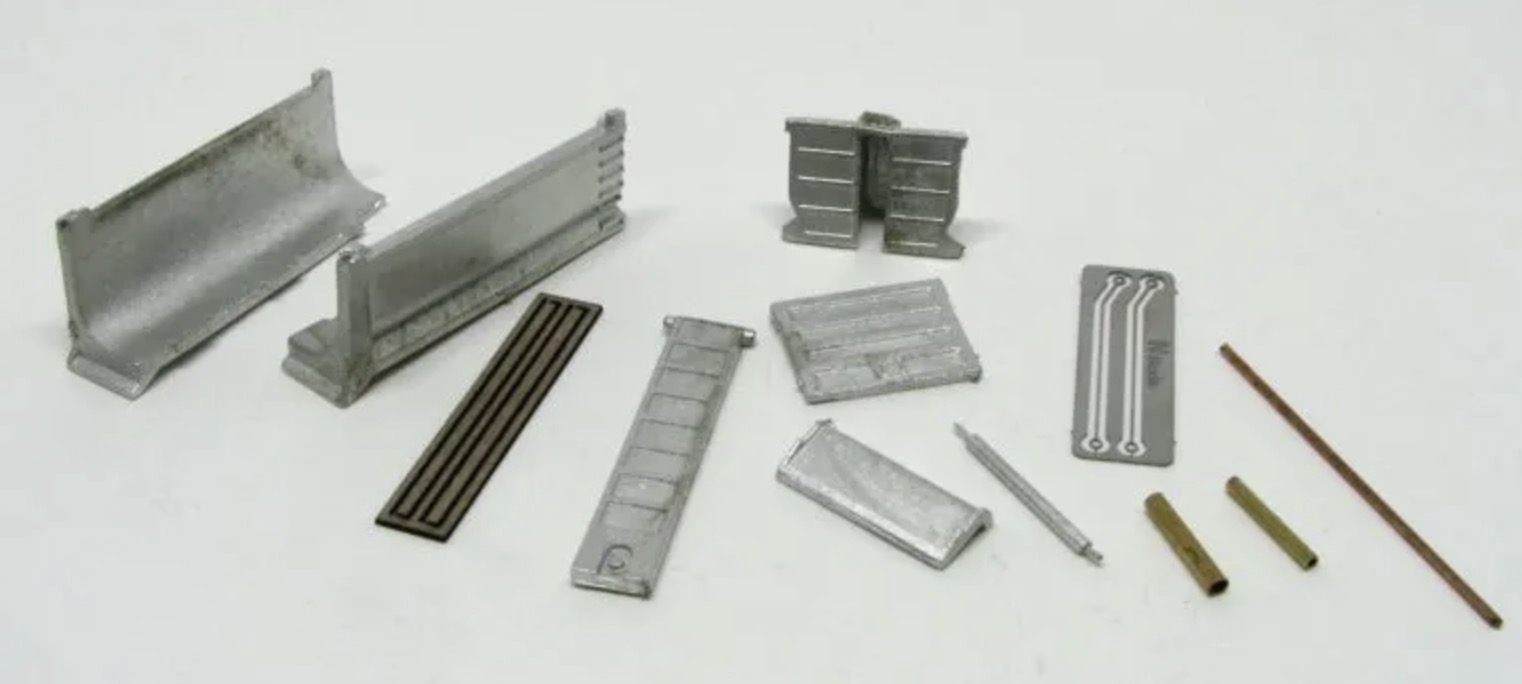 N Scale - Showcase Miniatures - 550 - Accessories, Detail Parts, Dump Truck Bed - Undecorated - Dump Bed - 25 Ton
