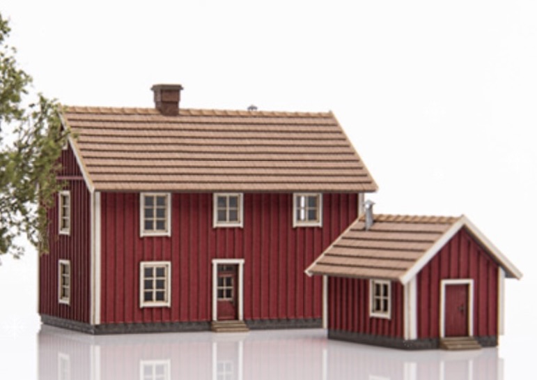 N Scale - Archistories - 409202 - Structure, Building, Residential, House, Shed - Residential Structures