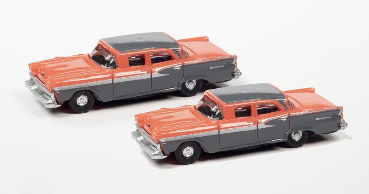 N Scale - Classic Metal Works - 50438 - Vehicle, Auto, Ford, Fairlane - Painted/Unlettered - 2-Pack