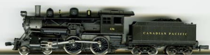 N Scale - Model Power - 7635 - Locomotive, Steam, 4-4-0, American - Canadian Pacific - 136