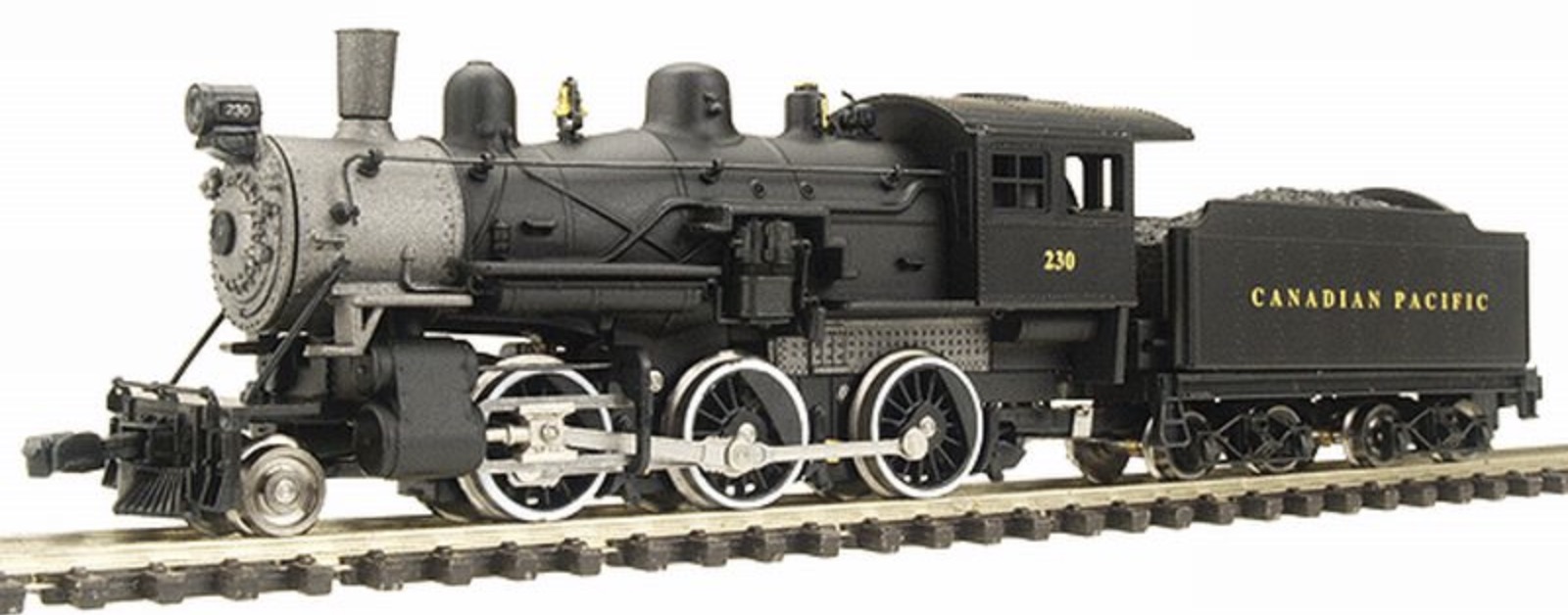N Scale - Model Power - 7612 - Locomotive, Steam, 2-6-0 Mogul - Canadian Pacific - 230