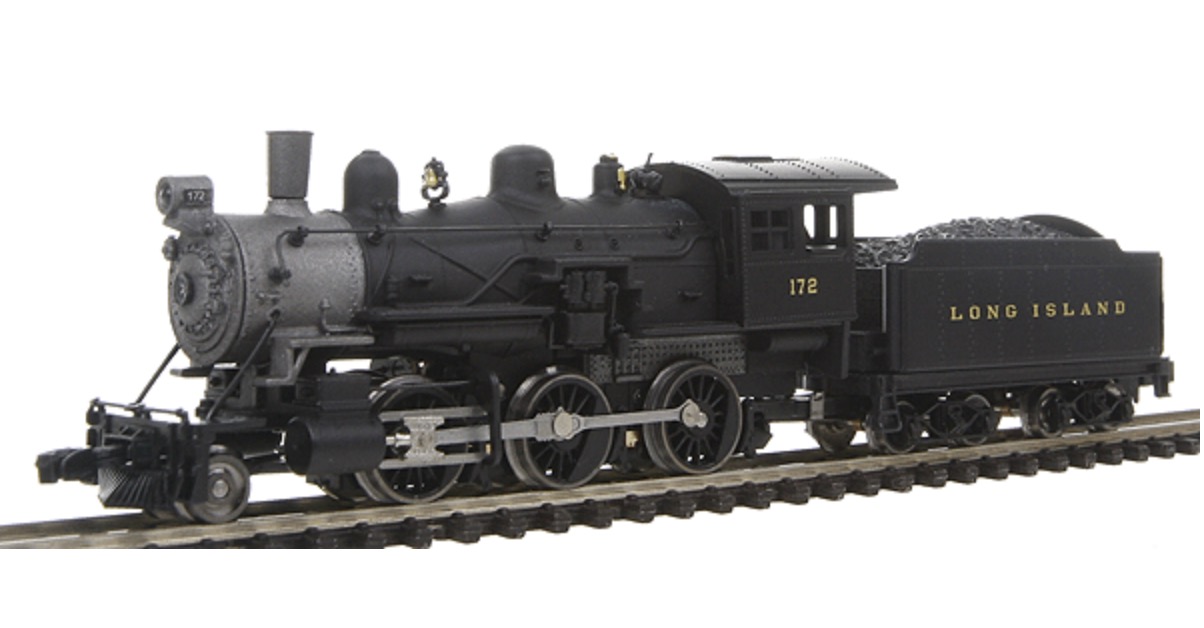N Scale - Model Power - 7614 - Locomotive, Steam, 2-6-0 Mogul - Long Island Rail Road - 172
