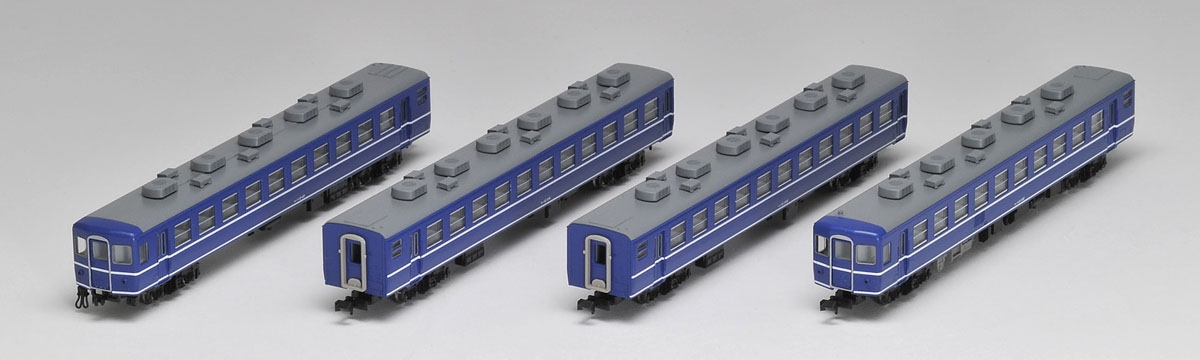 N Scale - Tomix - 92542 - Passenger Car, Coach, Series 12 - Japanese National Railways - 4-Pack