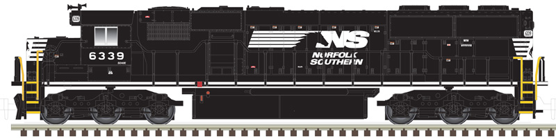 N Scale - Atlas - 40005200 - Locomotive, Diesel, EMD SD40-2 - Norfolk Southern - 6349