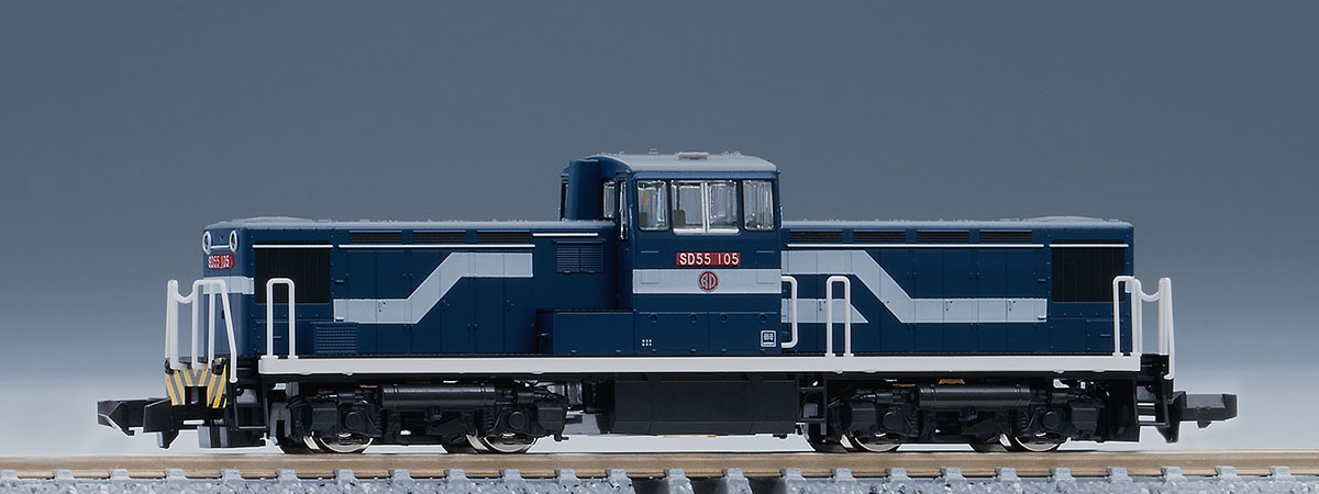 N Scale - Tomix - 8603 - Locomotive, Diesel , Freight, Type SD55 - Sendai Rinkai - SD55 105