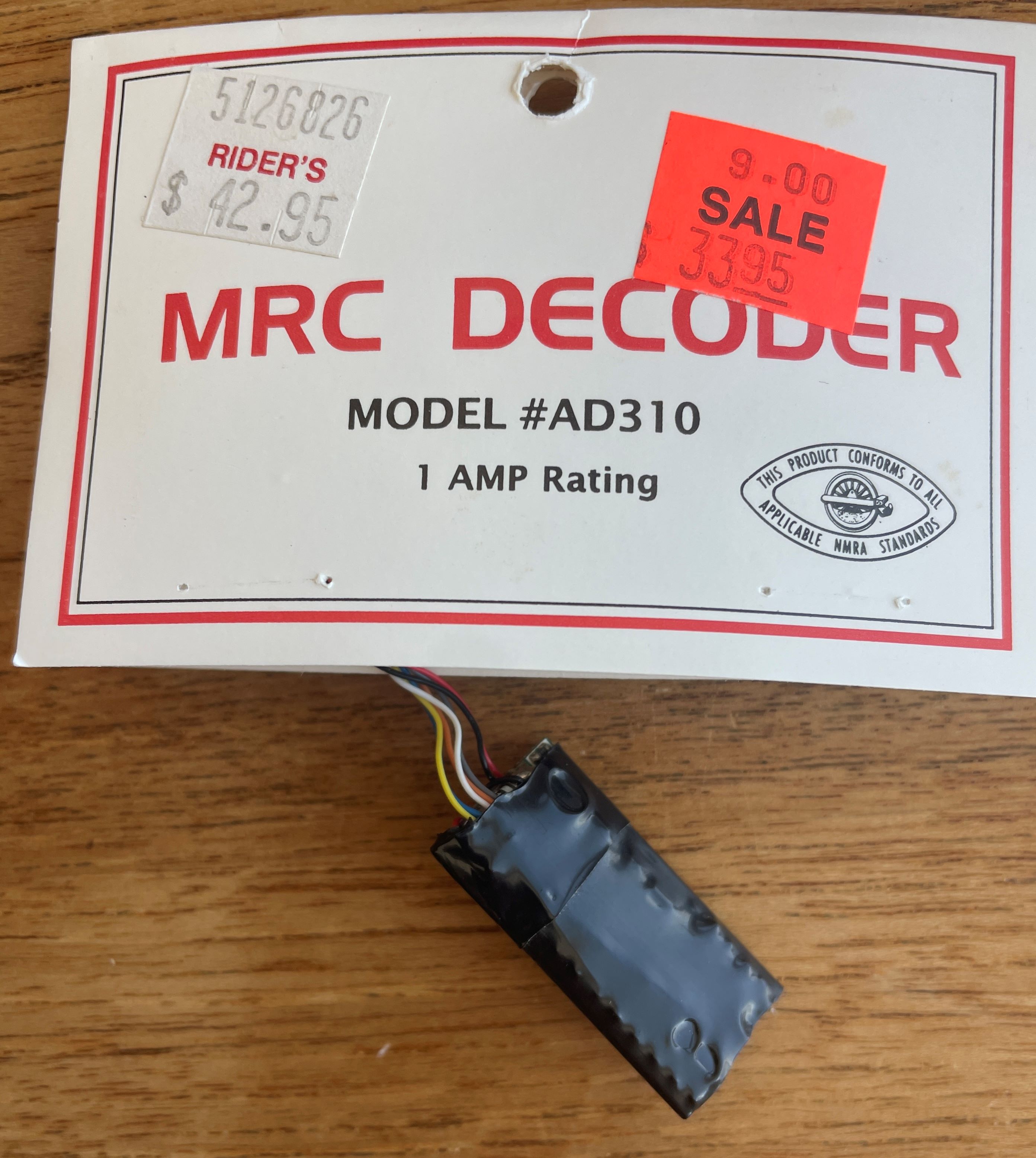 N Scale - MRC - AD310 - Digital Decoder - Universal