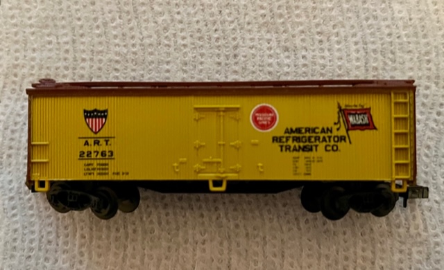 N Scale - Arnold - 5341 - Reefer, Ice, Wood - Missouri Pacific - 22763