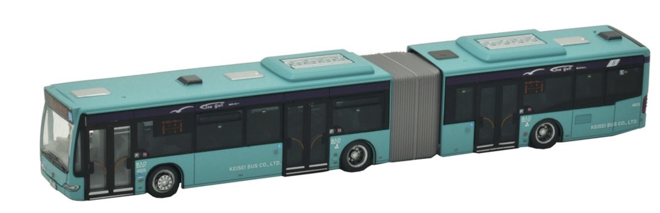 N Scale - Tomytec - 311287 - Vehicle, Bus, Mercedes-Benz Citaro G, Articulated - Keisei Bus - 4825