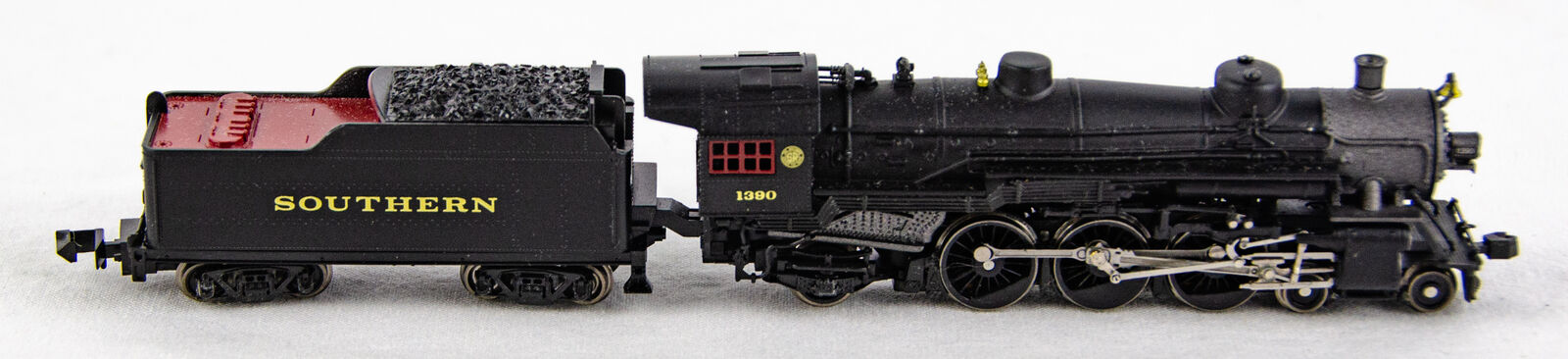 N Scale - Model Power - 7408 - Locomotive, Steam, 4-6-2, Pacific - Southern - 1390