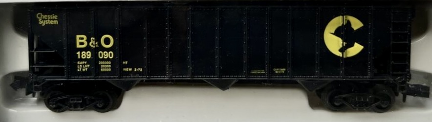N Scale - Industrial Rail - 7793BO - Open Hopper, 3-Bay, 100 Ton - Chessie System - 189090