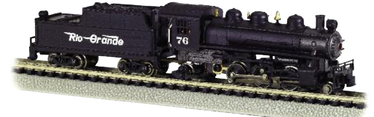 N Scale - Bachmann - 51589 - Locomotive, Steam, 2-6-2 Prairie - Rio Grande - 76