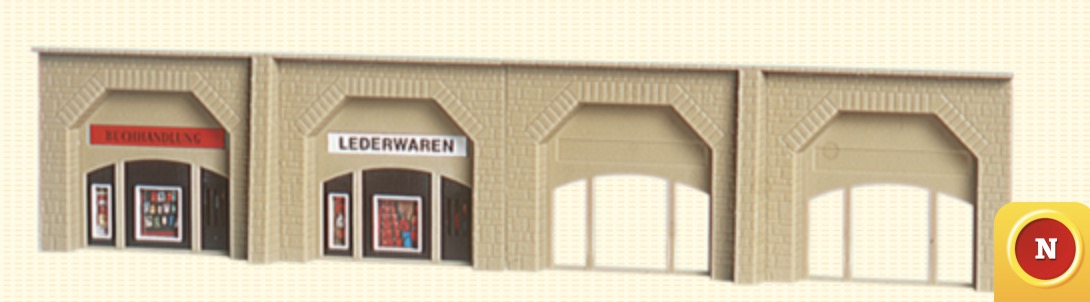 N Scale - Brawa - 2698 - Structure, Commercial, Shops - Commercial Structures