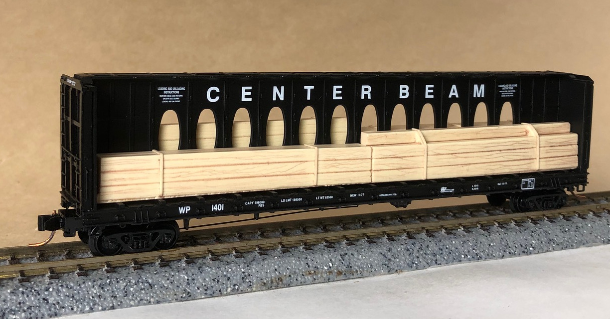 Details about   Micro-Trains 53020 Trailer Train 60' 8" Thrall Centerbeam Flat Car N scale 