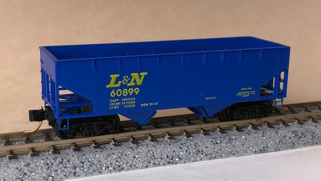 N Scale - Micro-Trains - NSC 78-05A - Open Hopper, 2-Bay, Offset Side - Doovas - 10F10TO14