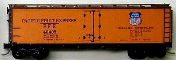 N Scale - Micro-Trains - 59010 - Reefer, Ice, Steel - Pacific Fruit Express - 40405