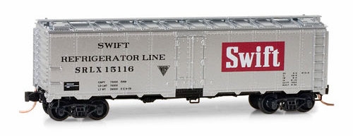 N Scale - Micro-Trains - 059 00 180 - Reefer, Ice, Steel - GATX Corporation - 15116