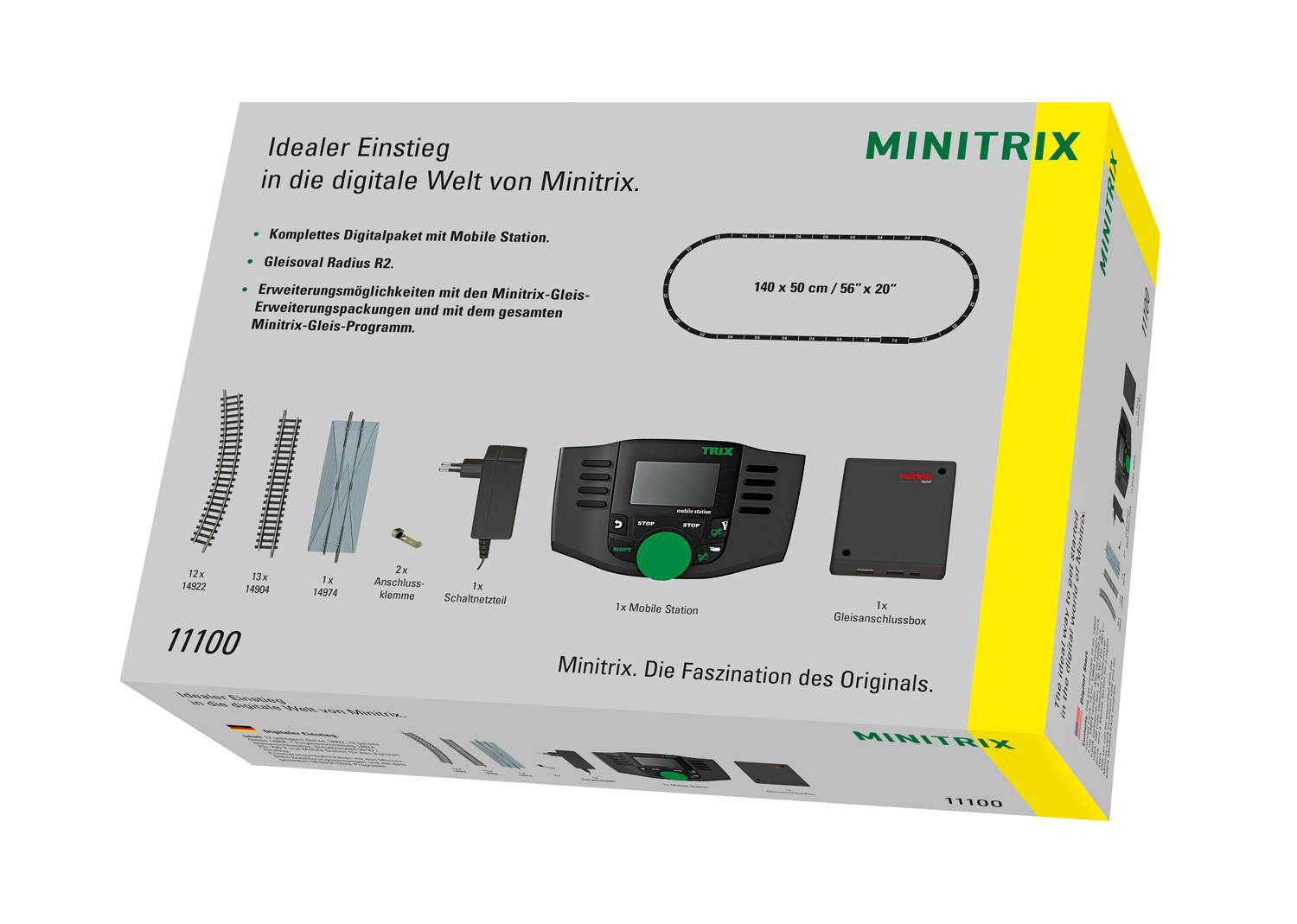N Scale - Minitrix - 11100 - Accessories, Digital Power & Track Set - Power Supplies