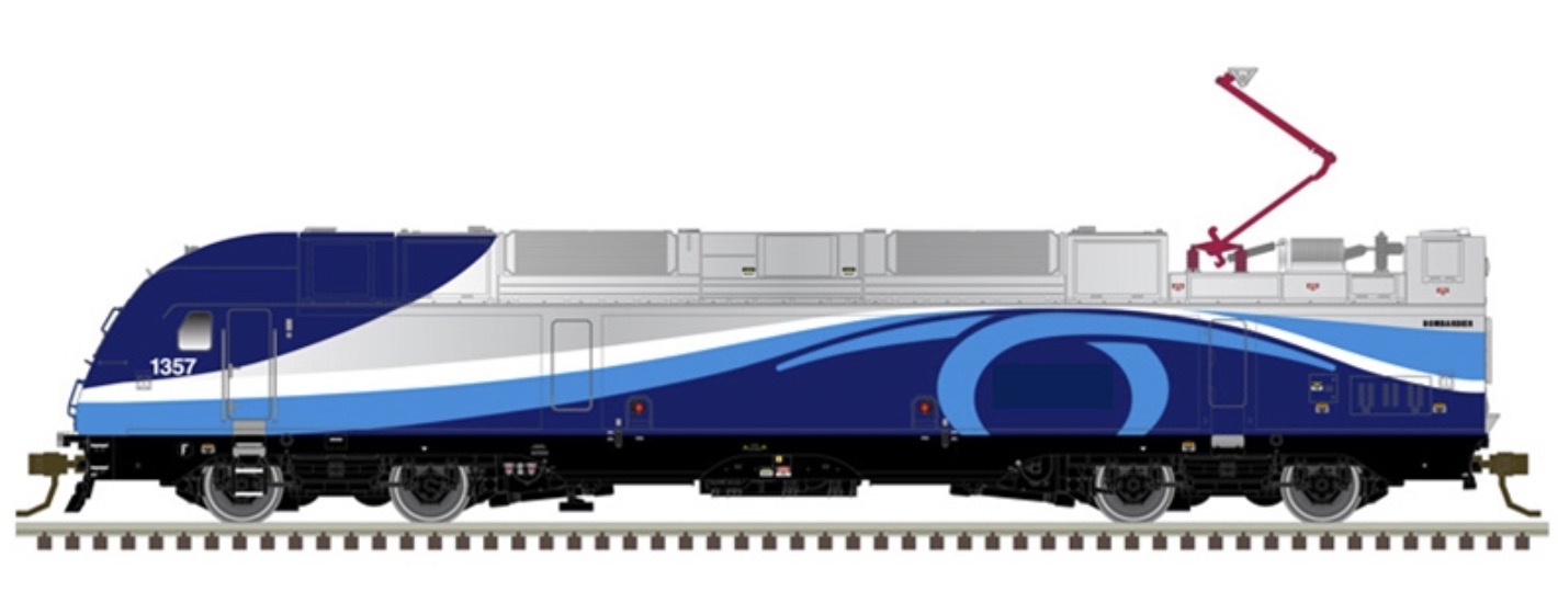 N Scale - Atlas - 40 005 738 - Locomotive, Dual-Mode, ALP-45DP - AMT (Agence Métropolitaine de Transport) - 1357