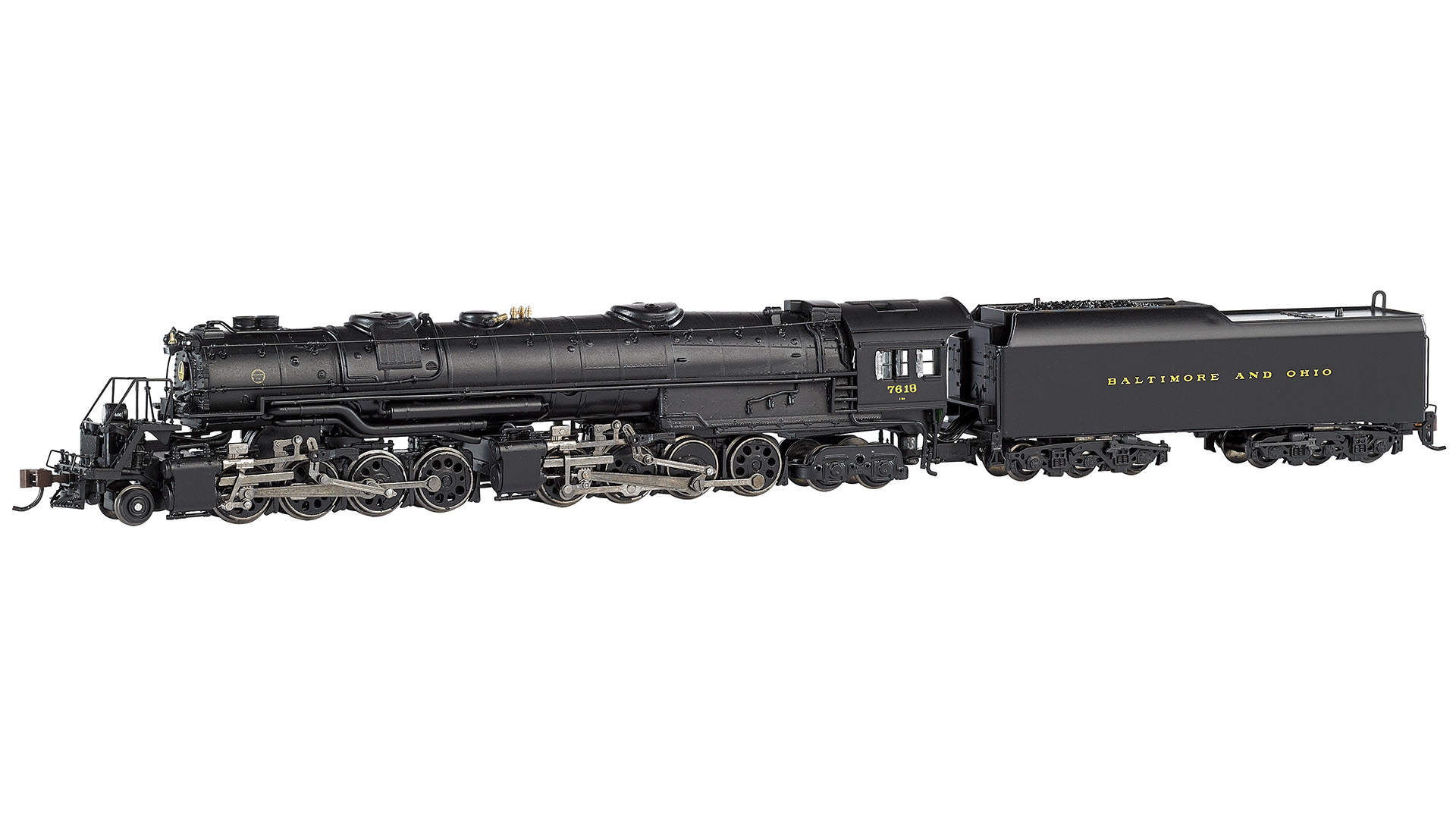 N Scale - Bachmann - 80856 - Engine, Steam, 2-8-8-4 EM-1 - Baltimore & Ohio - 7618