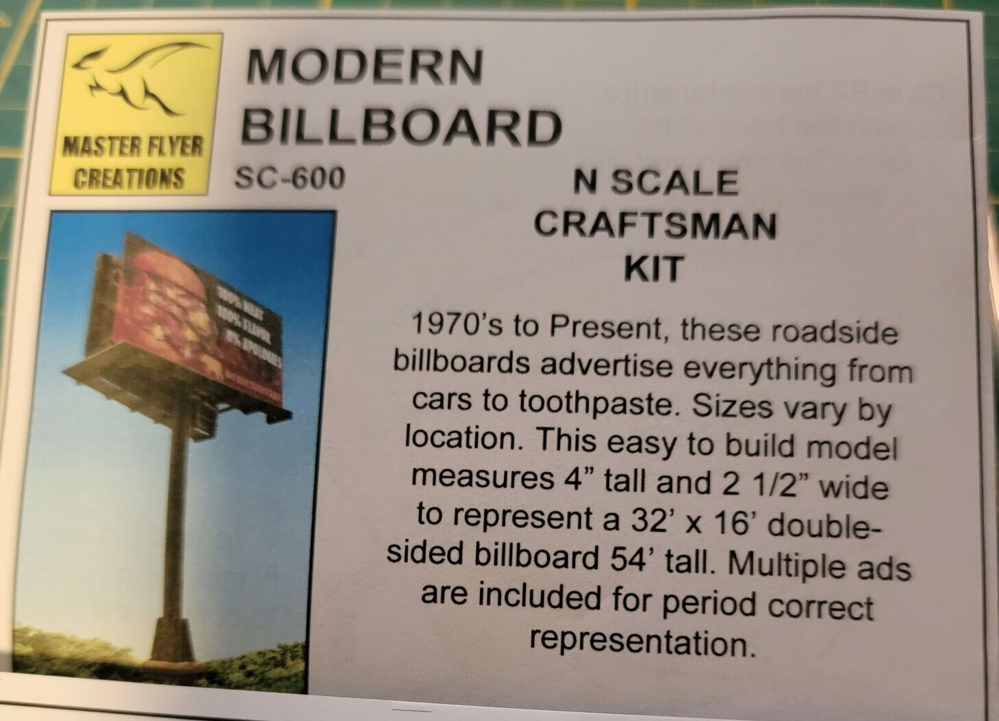 N Scale - Master Flyer Creations - SC-600 - Commercial Structures