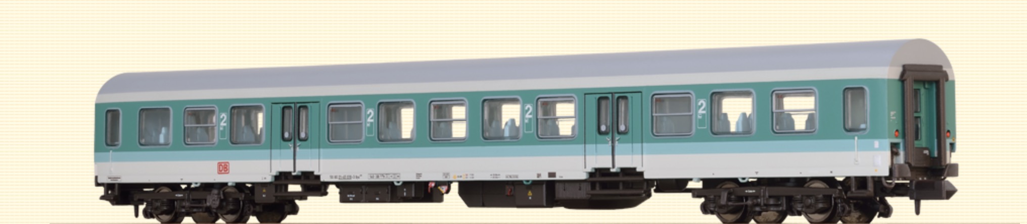 N Scale - Brawa - 65115 - Passenger Car, Coach, BYU - Deutsche Bundesbahn - 50 80 21-45 050-9