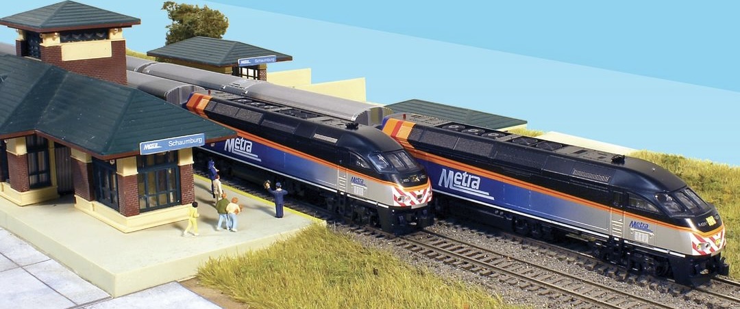 N Scale - Kato USA - 176-6124 - Locomotive, Diesel, MPI MP36 - Chicago Metra - 424