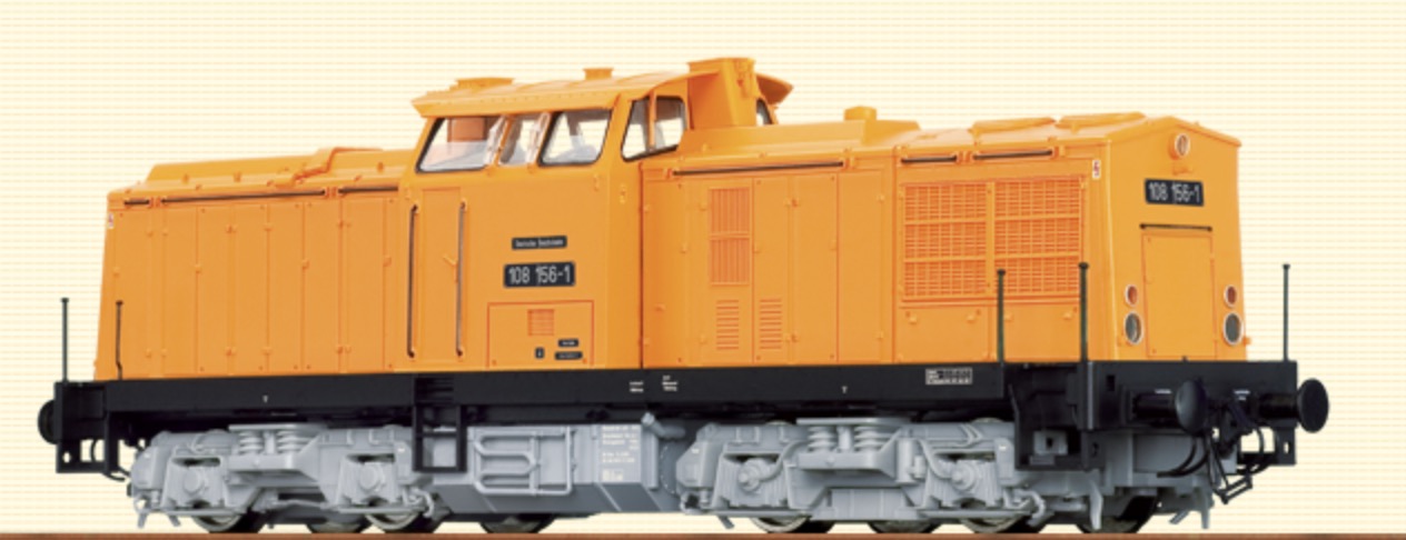N Scale - Brawa - 61109 - Locomotive, Diesel, BR 108 - Deutsche Reichsbahn - 108 156-1