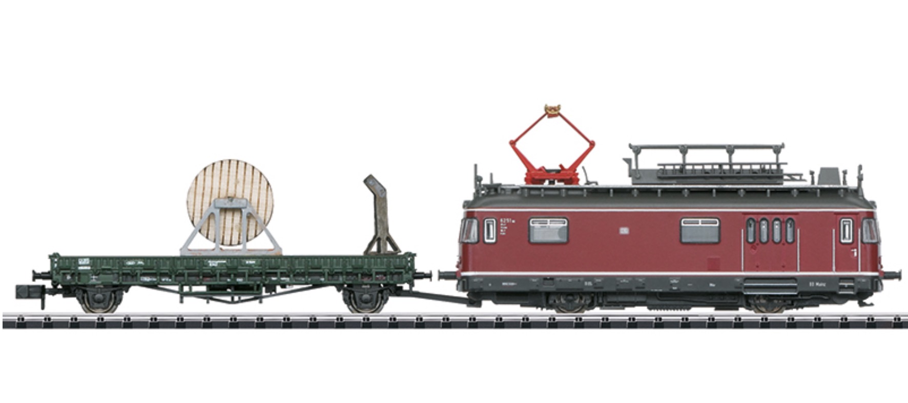 N Scale - Minitrix - 16992 - Locomotive, Electric, Catenary Maintenance, Epoch III - Deutsche Bundesbahn - 2-Pack
