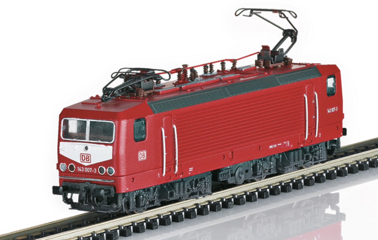 N Scale - Minitrix - 16431 - Locomotive, Electric, Class 143, Epoch V - Deutsche Bundesbahn - 143 007-3