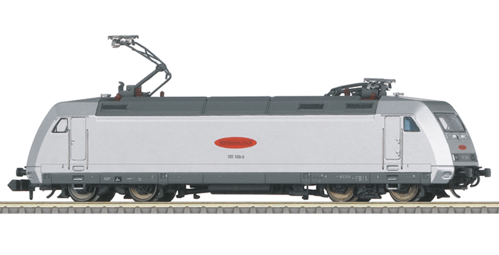 N Scale - Minitrix - 16085 - Locomotive, Electric, Class 101, Epoch V - Deutsche Bahn - 101 130-3