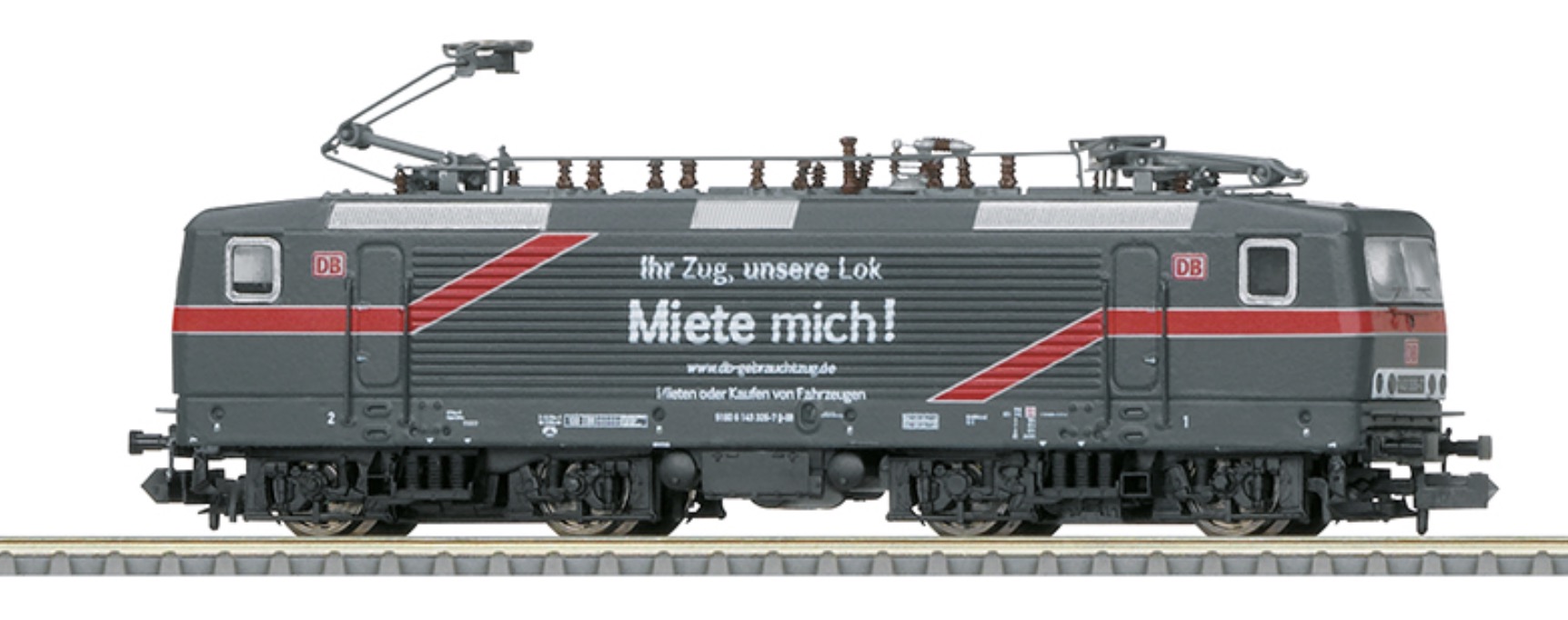 N Scale - Minitrix - 16435 - Locomotive, Electric, Class 143, Epoch VI - Deutsche Bundesbahn - 143 326-7
