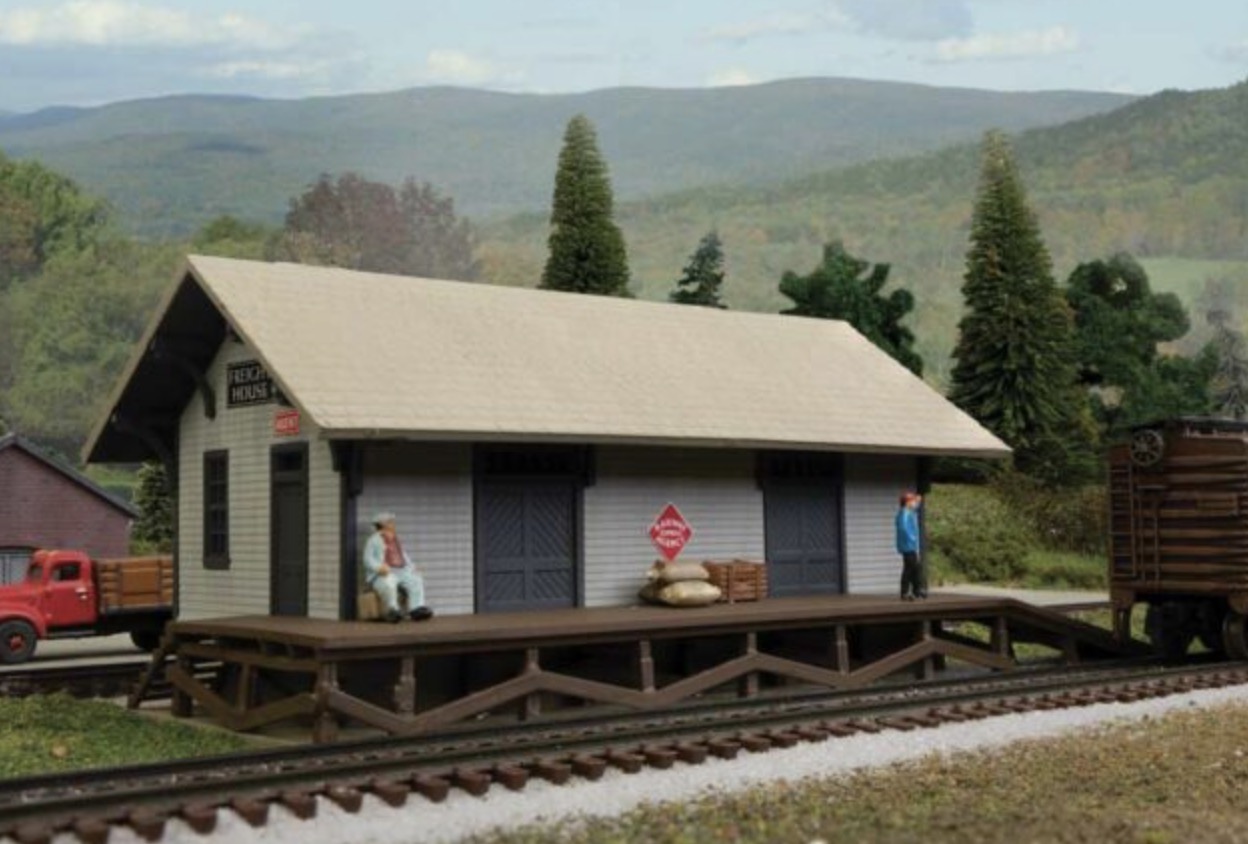 N Scale - Walthers - 933-3895 - Structure, Building, Railroad, Freight House - Railroad Structures