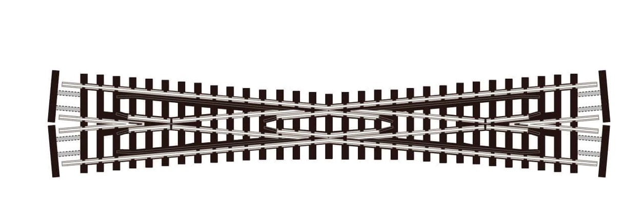 N Scale - Peco - SL-394F - Track, Code 55, Crossing - Track, N Scale