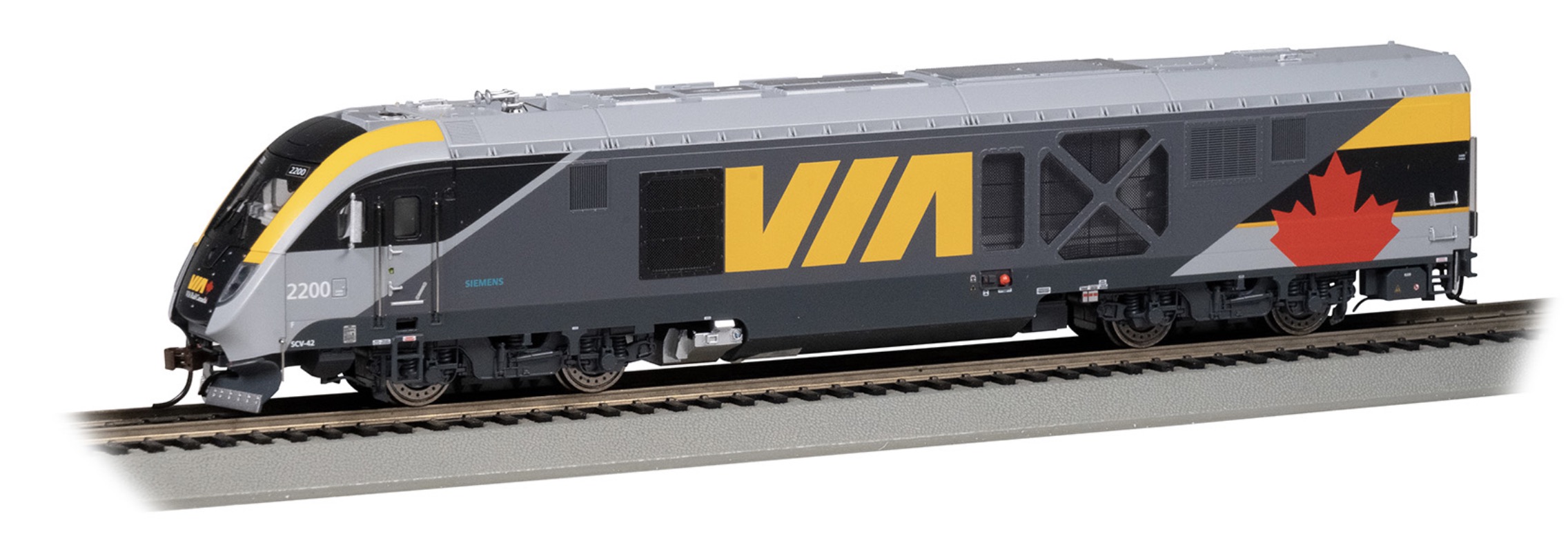 N Scale - Bachmann - 69051 - Locomotive, Diesel, Siemens, Charger SCV-42 - Via Rail Canada - 2201