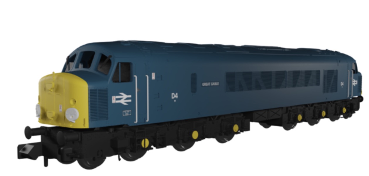 N Scale - Rapido Trains UK - 948009 - Locomotive, Diesel, BR Class 44 - British Rail - D4 Great Gable