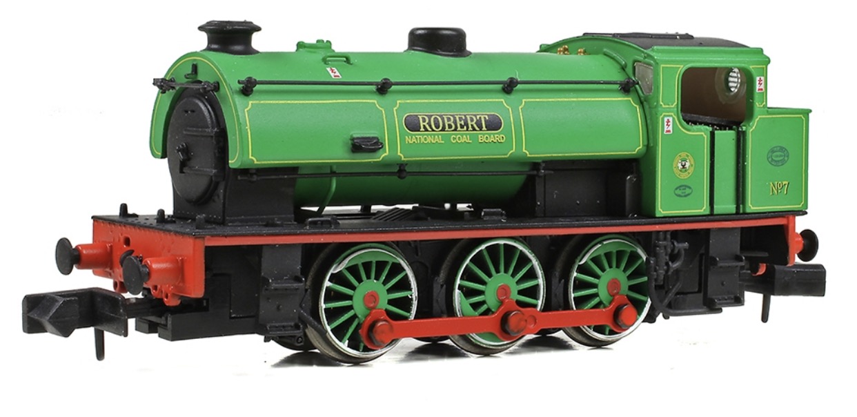 N Scale - EFE Rail - E85510 - Locomotive, Steam, 0-6-0 Tank - National Coal Board (UK) - Robert - 7