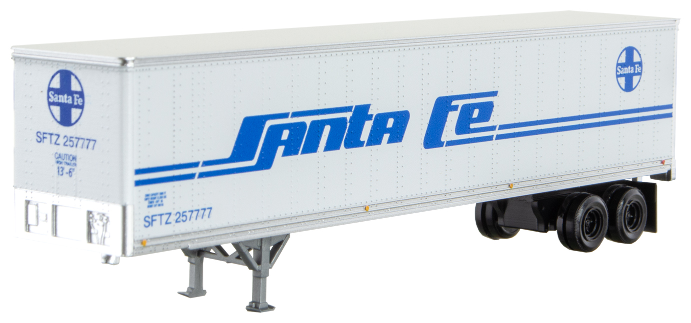 N Scale - Micro-Trains - 451 00 352 - Trailer, 45 Foot, Box - Santa Fe - 0257777