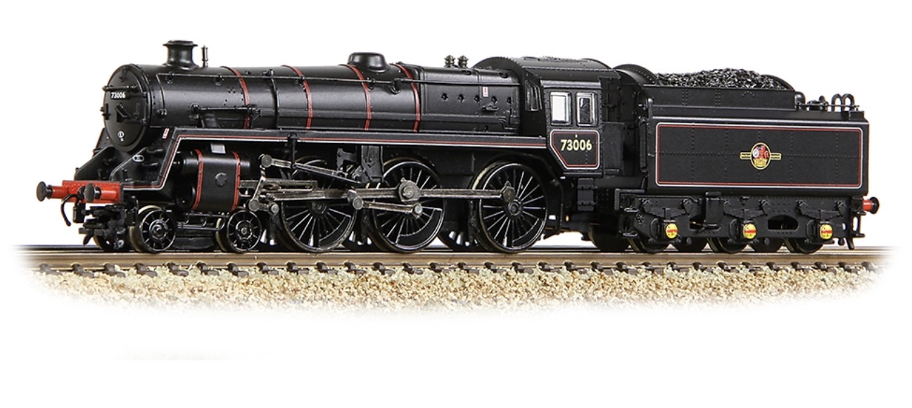 N Scale - Graham Farish - 372-729ASF - Locomotive, Steam, 4-6-0, 5MT Class - British Rail - 73006