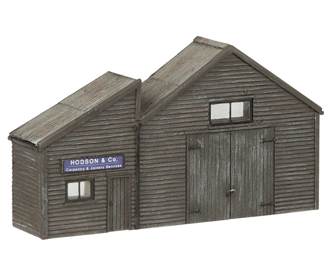 N Scale - Graham Farish - 42-268 - Structure, Building, Commercial, Warehouse - Commercial Structures