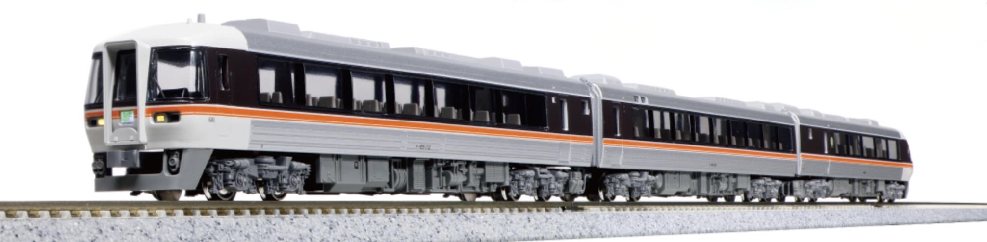 N Scale - Kato - 10-1887 - Diesel, Passenger DMU, Class KIHA85 - Japan Railways Central - 3 Car Add-On Set